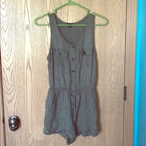 Olive green romper